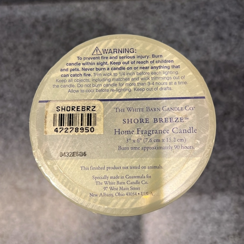White Barn Candle Shore Breeze candles vintage - Picture 8 of 12